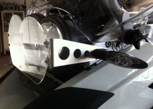 Osłona lampy BMW R1200 GS - pleksi