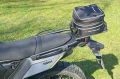 Stelaż kufra centralnego, bagażnik tylny z płytą - Yamaha Tenere 700 - płyta pod kufer plus podwyższana torba na płytę